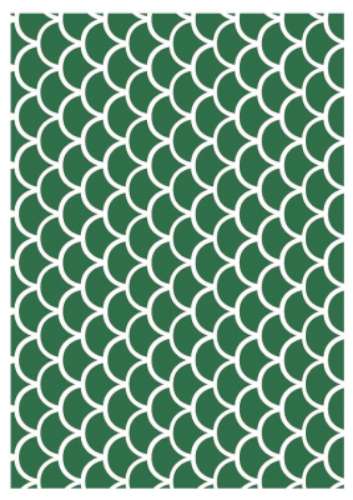 Printed Wafer Paper - Fish Scale Dark Green - Click Image to Close